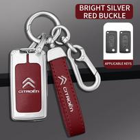 ANJ2 Cinko Lydinio Odos Automobilio Atsidengiančio Raktelio Dangtelio Apsauginis Korpusas Raktų Pakabukas Citroen C1 C2 C3 C4 C5 XSARA PICA Automobilio Aksesuarai gray