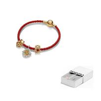 Pandora Fashion trend personality bracelet women's red ZT2584 raudona