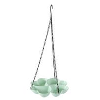 Hanging Bird Feeder Weather Proof Platform Bird Food and Water Feeder for Trees Balcony