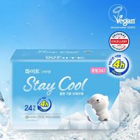 White Stay Cool Sanitary Pads (M/L/Overnight Panties) Overnight Panties Large 4P
