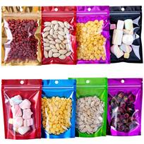 Colorful Aluminum Foil Stand-Up Self-Sealing Bags