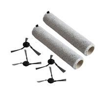 For Dreame Aqua10 Ultra Roller Brush Kit 2 Main Rollers 4 Side Brushes Robot Vacuum Cleaner Spare Parts Washable Tools