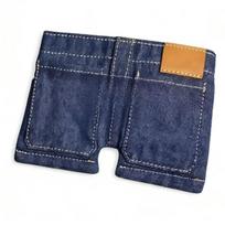 Kūrybiška džinsinė piniginė, nešiojama, retro stiliaus, mini džinsų piniginė, monetų dėklas ir kortelių laikiklis; Džinsų stiliaus sulankstoma kišeninė piniginė, C