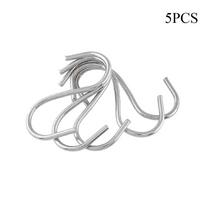 5/10/20 vnt Namų virtuvės laikiklis nerūdijančio plieno S formos kabliukas laikymo stovo pakabos užsegimai kabliukai 5PCS