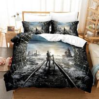 Metro Exodus Bedding Set Single Twin Full Queen King Size Bed Set Aldult Kid Bedroom Duvet cover Sets 3D Print 70x133cm 3pcs