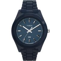 TIMEX Legacy Solar 3 ATM Water Mineral Blue Watch, Battery, Resistance, Glass, Dial, TW2W56200, Men's [Authentic] mėlyna