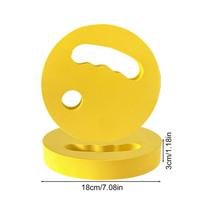 2pcs Water Exercise Discs EVA Foam Lightweight Buoyancy Swimming training Fitness Disc Pool Workouts Aid With Ergonomic Grip geltona