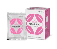 Charak Pharma Galakol Granulės Laktacijos Palaikymui Krūties Pieno Maisto Papildas 10 Pakelių x 15 g Žindančioms Motinoms