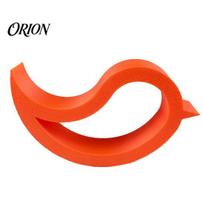 Tabletop Anti-slip Ornament Non-deforming Doorstop, Rounded Edge Door Stopper with 3D Printing Integrated Wedge Molding, Multi-Purpose Window oranžinė