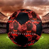 Ghost of Yotei Indoor Soccer Ball Colorful All Ages Size 5 Machine Stitched PVC Competition Ready Durable High-Bounce