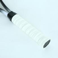 1Pc Dry Tennis Racket Grip Anti-skid Sweat Absorbed Wraps Taps Badminton Grips Racquet Vibration Overgrip Sports Sweatband balta