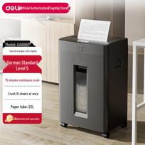 Deli GA666P Commercial Micro-Cut Paper Shredder, P-5 CN plug (adapter included)