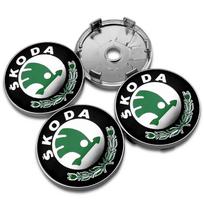 SKIF6 4VNT 56mm Automobilio Ratlankio Centrinis Dangtelis Ratlankio Dangtelis Ženklelis Emblema Lipdukai Skoda Octavia Vrs Kodiaq Fabia Superb Rapid Aksesuaras