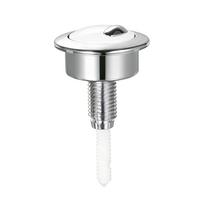 Replacement Flush Button for Siamp For Optima 49 Toilet Valve ABS Material Push Action Design Compatible with Two Mounting Types gray