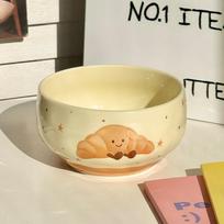High-value cute rice bowl, beautiful tableware, personal fruit dessert bowl, children's ceramic rice bowl gift box no specifications