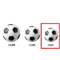 10Pcs round Soccer Balls for Foosball Table Football Indoor Board Game Sport Gifts Fussball Soccerball Babyfoot Game Parts 260319 28mm 10pcs