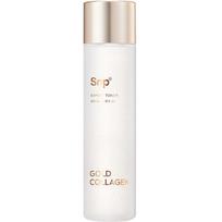 SNP Gold Collagen Expert Toner 200ml - Ultra-Low Molecular Collagen & 24K Gold Jelly Toner for Radiant Elasticity white