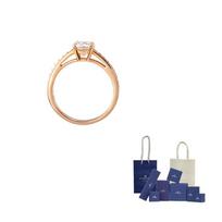 Swarovski Stilla Attract Round Ring 55-Original Brand Box And Bag rožinio aukso spalvos