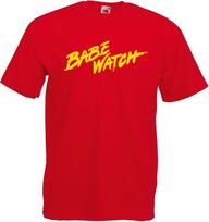 Adults Babe Watch Lifeguard 1996 Parody Stag Night Unisex Red TShirt 2XL