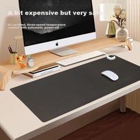 Rantopad HOT Heating Mouse Pad, Hand-Warming Desk Pad, Electric Heated Hand-Warming Mouse Pad, Extra-Large Hand-Warming Leather Mouse Pad, Dark Gray