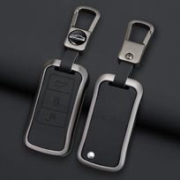 cvjnd2 Zinc Alloy Leather Car 3 Buttons Remote Key Case Cover Protector Shell For Porsche Cayenne GTS Panamera Carrera GT3 Accessories