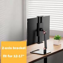 Reguliuojamas stalo laikiklis monitoriui, išplečiama planšetės jungtis, naujas planšetės stovas 12-17 colių 2-axis bracket