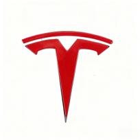 mghxj4 Automobilio variklio dangčio lipdukas galinės dalies lipdukas Emblema Lipdukas Priedai Tesla SpaceX Model 3 Highland 2023 Model S Model X Model Y Model Y Front&Model 3 raudona
