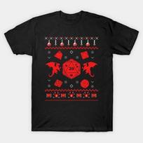 Dungeons and Dragons Ugly Sweater Made in Australia T-Shirt 4XL