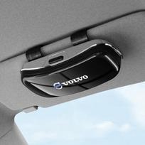 brpez4 Car Sun Visor Sunglasses Case Glasses Holder For Volvo V60 V40 XC90 S60 C30 XC60 V50 V70 Olestar AWD Car Accessories Glasses Box juoda