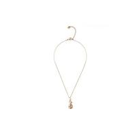 Swarovski Water Drop Spiral Crystal Necklace Women's Gold 5168983 auksas