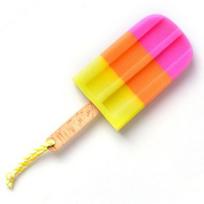 Creative Ice Cream Sponge Bath Brush For Kids With Gentle Cleaning Fun Pink Orange Yellow