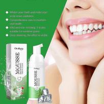 Tooth Cleaning Mousse - Peppermint , Propolis Foam for Stain Removal , Fresh Breath - 60ml