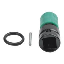 Hex Socket Adapter 12 Inch Square Drive to 14 Inch Hex for Use with Pneumatic Air Tools and Electric Screwdrivers
