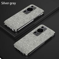 Luxury Gradient Glitter Plating Case For Huawei P60 P50 Pro P40 P30 Lite P Smart 2021 Y7A Y9A Y9S Y7 Y9 2019 Silicone Back Cover Huawei Nova 3 pilka