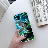 ED17 Demon Slayer Phone Case for Motorola G34 G32 G31 G14 G84 G62 E32 G24 G72 G71 G73 G85 G200 G60S G60 G52 G51 G50 G42 G41 G32 G30 Moto G85 5G padangės mėlyna