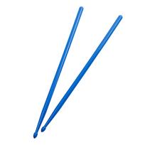 1 pora būgnų lazdelių rinkinys Muzikos instrumentų pasirodymai 5A būgnų lazdelių Klasikinės nailoninės plastikinės būgnų lazdeliės vaikams suaugusiems mėlyna