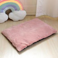 Storas Šiltas Šuns Lova Kilimėlis Minkštas Augintinio Miego Pagalvės Kilimėliai Plaunamas Šunų Katės Lova Su Nuimamomis Pagalvėmis Mažiem Dideliems Šunims 55x82cm rožinė