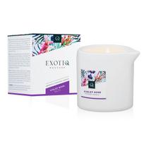 Masažo žvakė Exotiq Violet Rose, 200 g