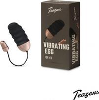 Vibruojantis kiaušinis su nuotolinio valdymo pulteliu Teazers Ribbed