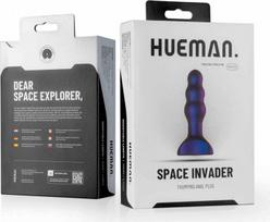 Vibruojantis analinis kaištis Hueman Space Invader
