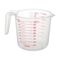 1000ML Plastic Measuring Cup with Handle Spout Precise Scale BPA Free Cooking Baking Liquid Flour Powder Measurement Cup Kitchen Gadgets 1000ML