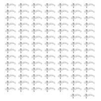 100Pcs Transparency LED Bar Light Mounting Clips With 10mm Wide for Waterproof Light Strips Fixing and Secure Install 1