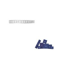 Swarovski Rare Round Rhodium plated Rings Womens Silver 52-Original brand box sidabras