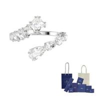 Swarovski Matrix Crystal Bangle M-Original Brand Box And Bag balta