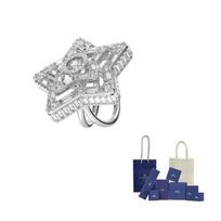 Swarovski Crystal Rings Unisex White 55-Original Brand Box And Bag balta