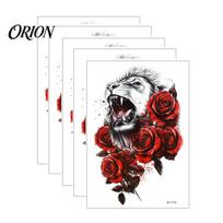 Event Makeup Tattoos 5 Sheets Tattoo Stickers, Skin-Friendly Temporary for Adults And Kids, Fun Family Designs Easy to Apply Hypoallergenic A