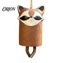 Stress Relief Wind Chimes Wooden Animal for Outside and Indoor, Memorial Windchime with Soothing Melodic Patio Tones, Gifts Mom, Hanging Windchimes