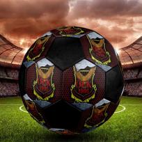 1PC Östersunds FK size 5 soccer ball PrahaIndoor Soccer Ball Colorful All Ages Machine Stitched PVC Competition Ready Durable High-Bounce