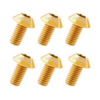 6pcs M5 X 10mm Bike Disc Brake Rotor Bolts T25 Torx Bicycle Disc Brake Rotor Torx Bolts  MTB Bike juoda
