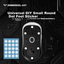 Razer Universal Small Dot Mouse Feet Pads Ice Edition Glass Pad Universal Feet Pads Small Dot Suitable for All Mice ICE Edition 2 Pieces (40 Pieces)
